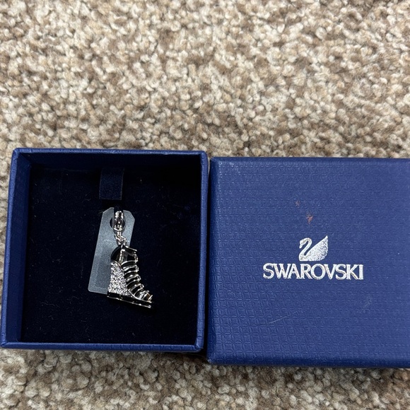 Swarovski Jewelry - Swarovski Silver and Black Shoe Charm - new